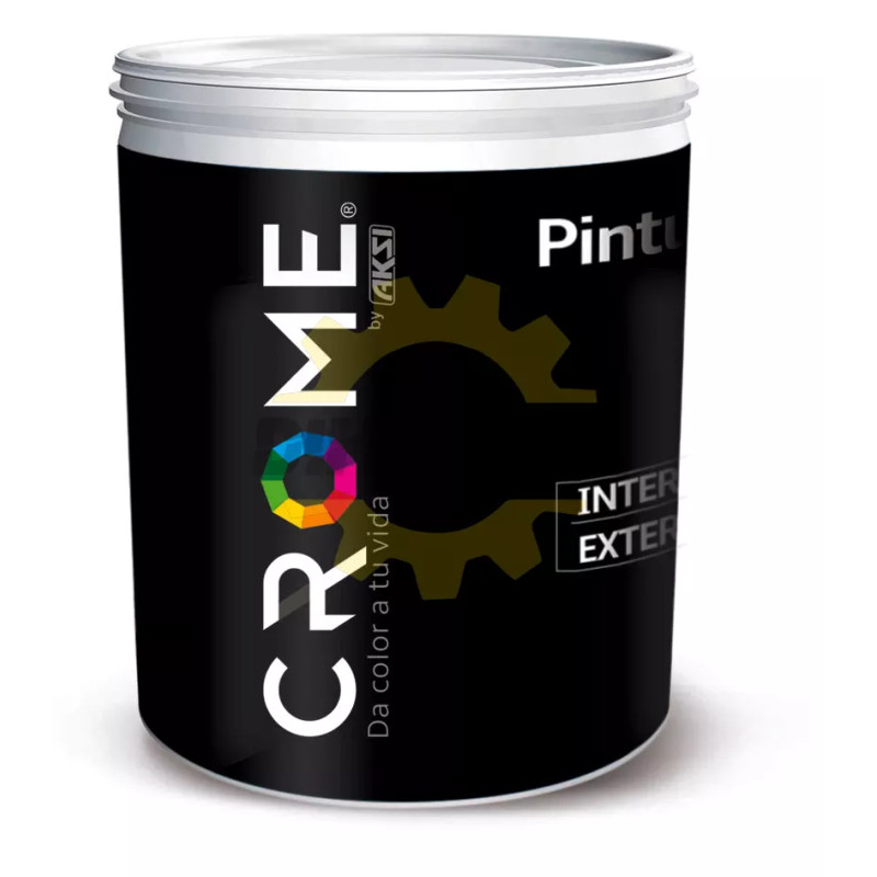 Pintura Vinílica Rojo Oxido, 4 Lts