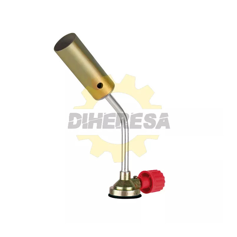 Mechero De Acero Para Bote De Gas, 1/4 Vuelta
