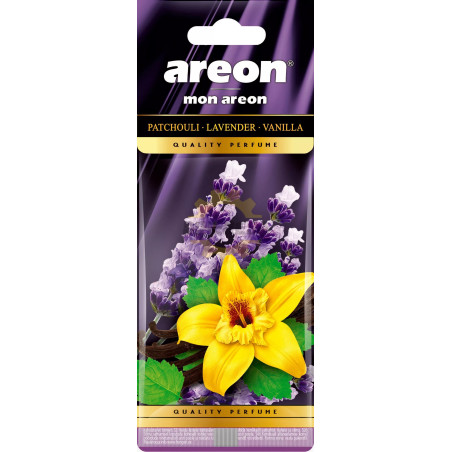 Aromatizante Mon Areon - Patchouli Lavender Vanilla