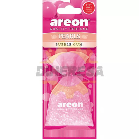 Aromatizante Areon Pearls - Bubble Gum