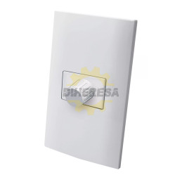 Atenuador De Luz Rotativo Con Placa Plástica - Blanco - Linea Altimus