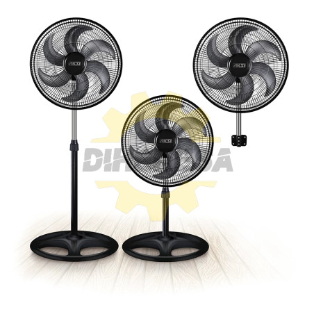 Ventilador De Piso, Pedestal Y Parded De 18""