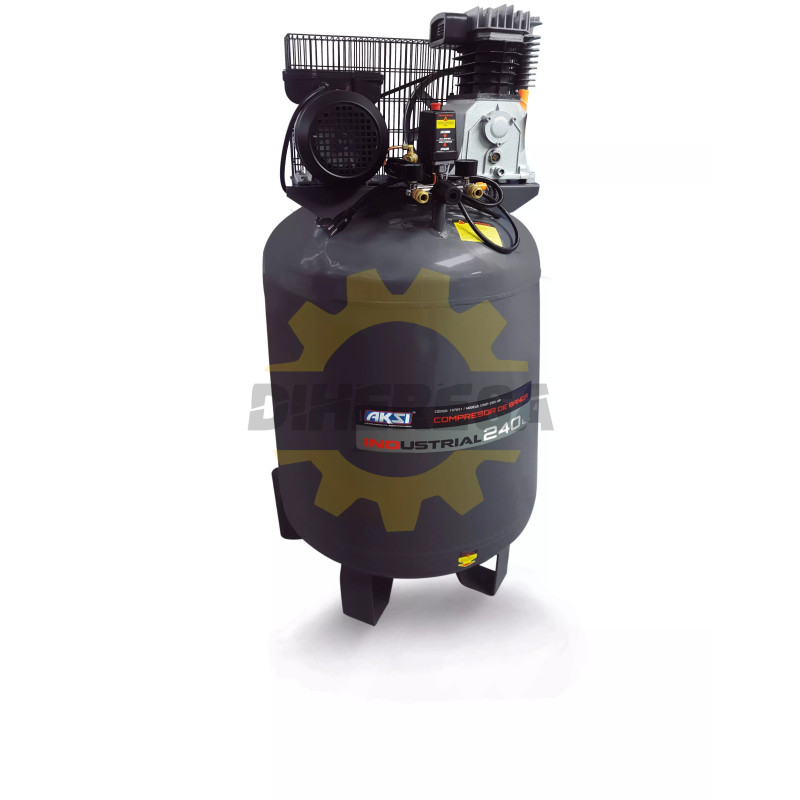 Compresor Vertical De Banda 240 Lts, 4hp, 2985w, 220v - Ind