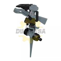 Aspersor Plastico 11"  C/Estaca Plastica De 2 Vias