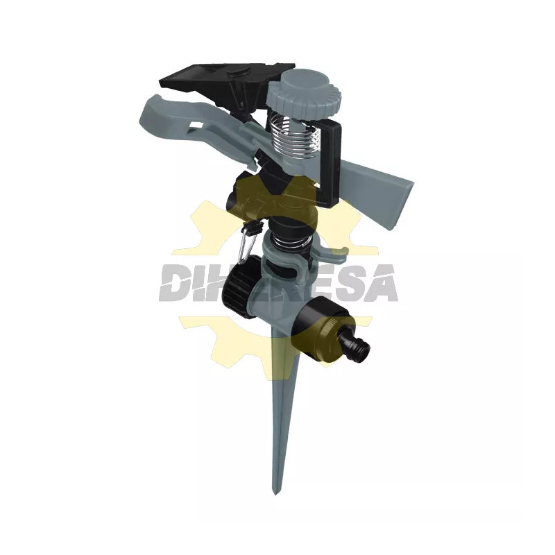 Aspersor Plastico 11"  C/Estaca Plastica De 2 Vias