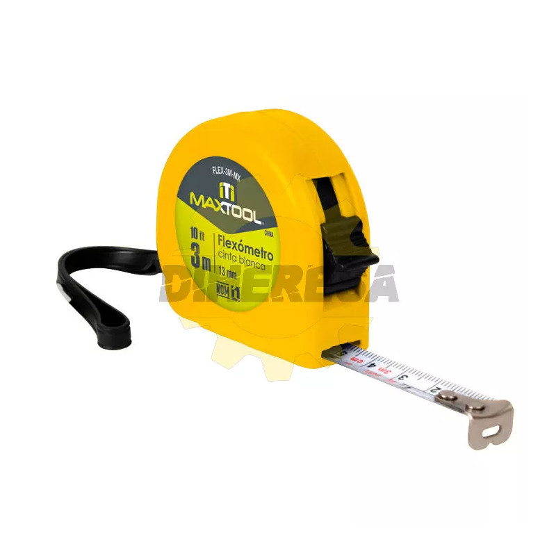 Flexometro De 3 Mts Color Amarillo