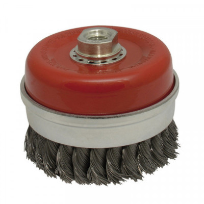 18CT35M URREA Carda copa trenzada 3"x0.50 M14 Urrea | DIHERESA