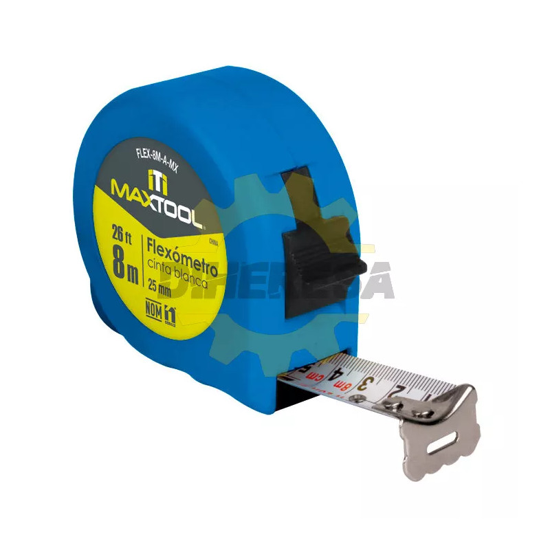 Flexometro De 8 Mts Color Azul