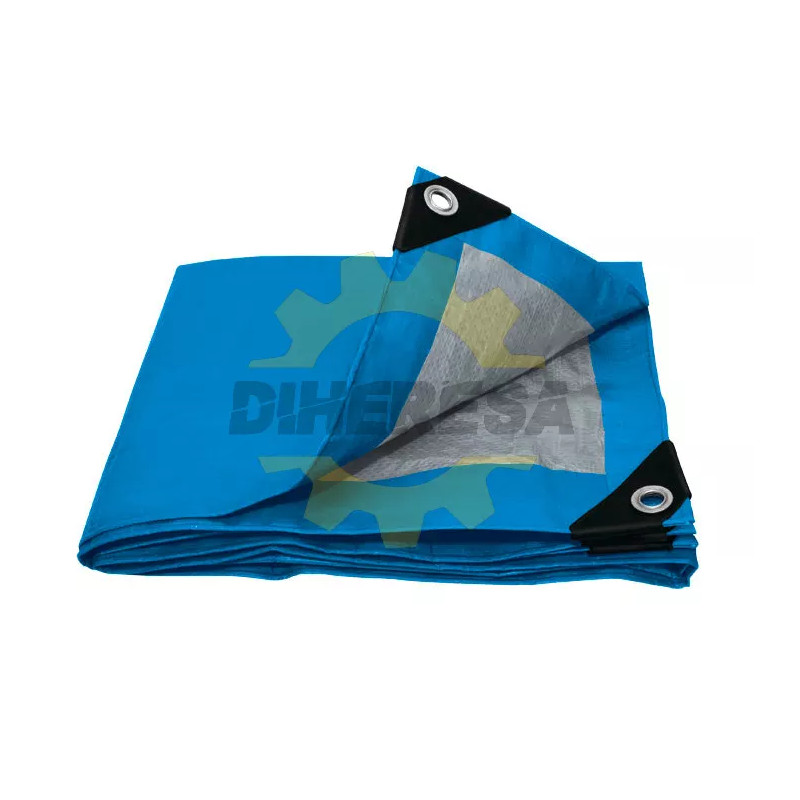 Lona De Polietileno Color Azul 4m X 5m
