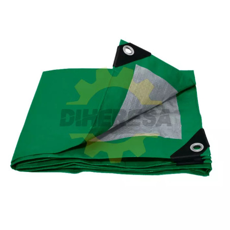 Lona De Polietileno Color Verde 3m X3m