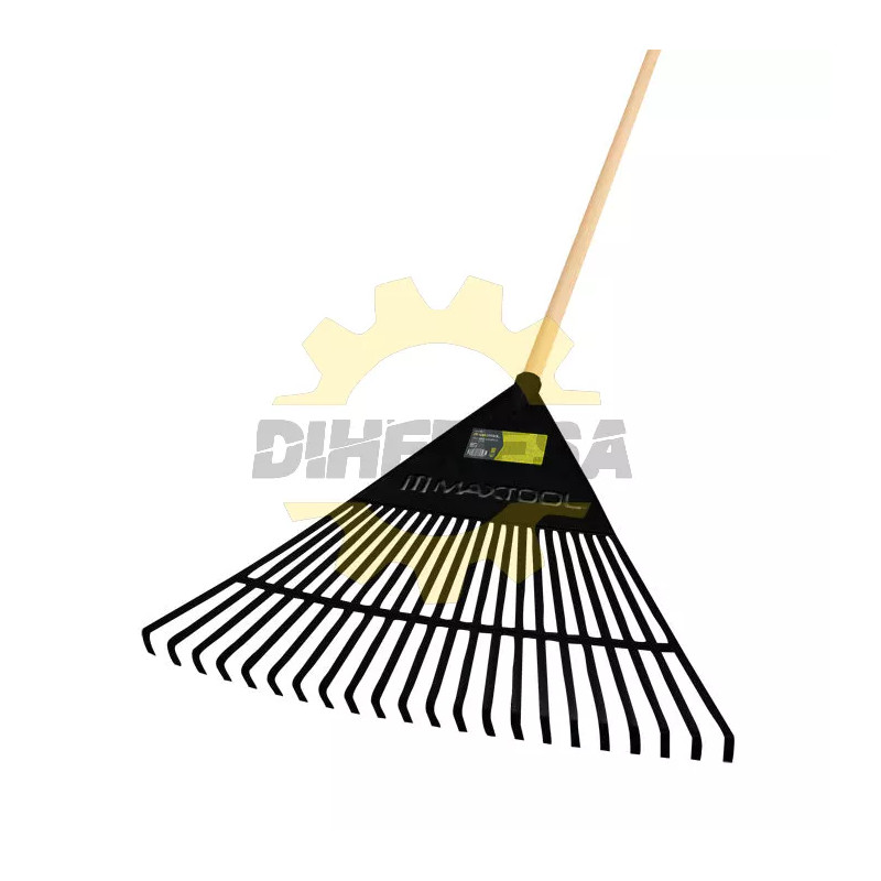 Escoba De Jardin Plastica De 22 Dientes
