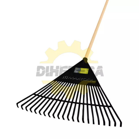 Escoba De Jardin Plastica De 22 Dientes