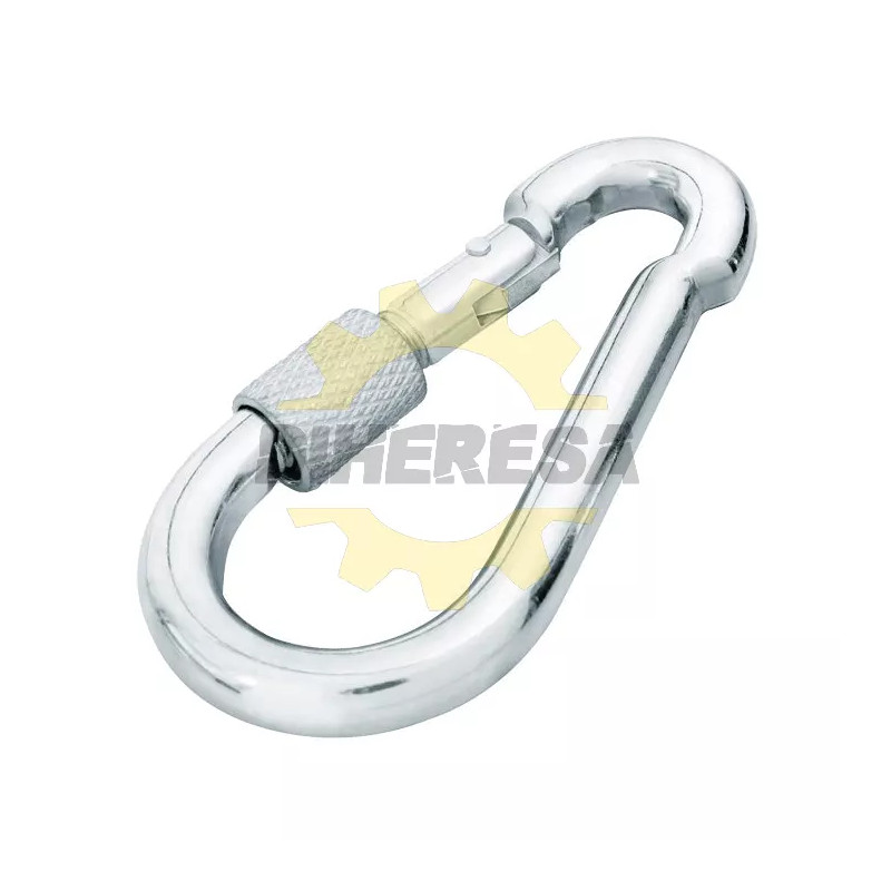Bandola Mosqueton De Acero Con Seguro 5/16"