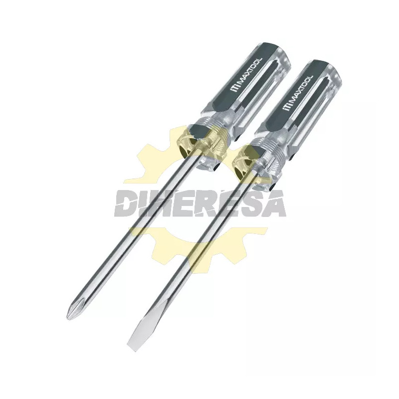 Juego De 2 Desarmadores 1/4" X 4" Standard Y Phillips