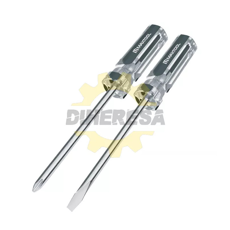 Juego De 2 Desarmadores 1/4" X 6" Standard Y Phillips