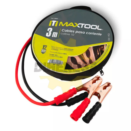Cable Pasacorriente De 3 Mt Cal. 10