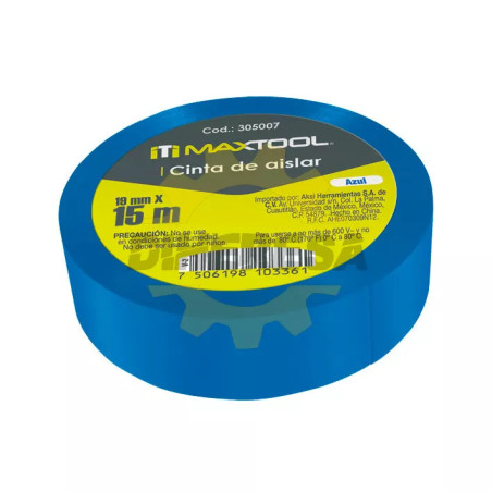 Cinta De Aislar Azul 19mmx15m