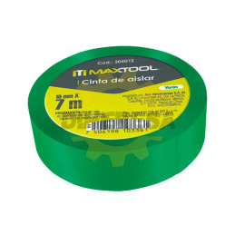 Cinta De Aislar Verde 19mmx7m