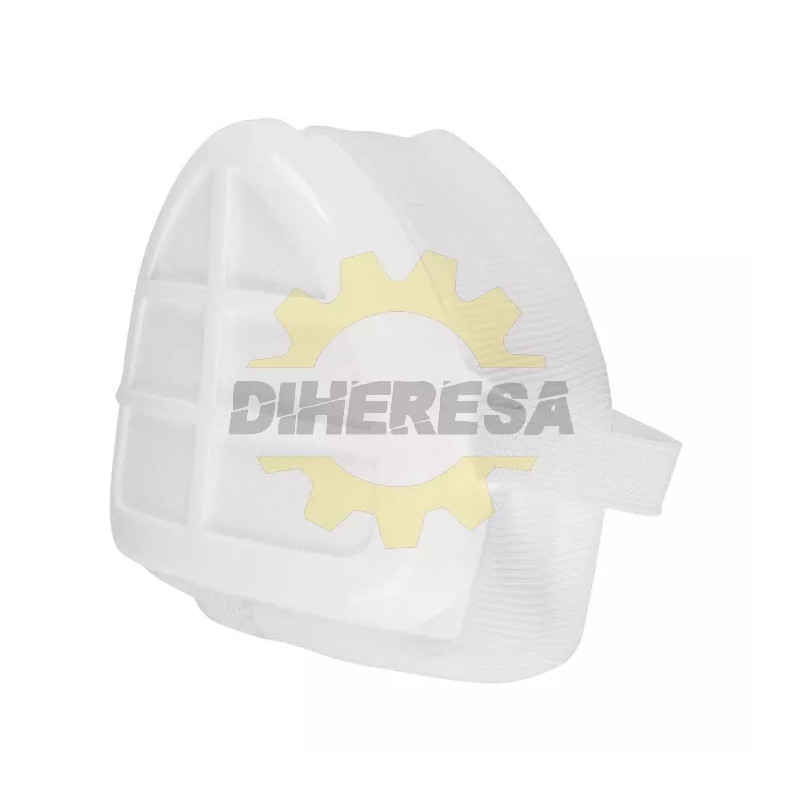Mascarilla Plastica Con Filtro Y Repuesto Por Caja