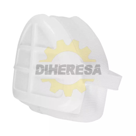 Mascarilla Plastica Con Filtro Y Repuesto Por Caja