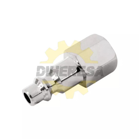 Conector Rapido De Acero Cromado (Hembra)