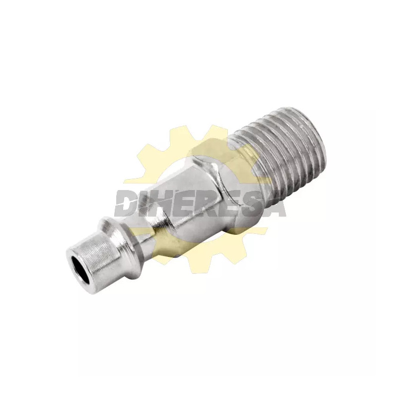 Conector Rapido De Acero Cromado (Macho)