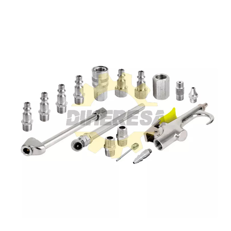 Juego De Accesorios Neumaticos 17 Pzs