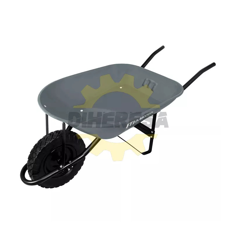 Carretilla De 5.0 Ft3 Mx (70 Lts) Color Gris Bastidor Metalico