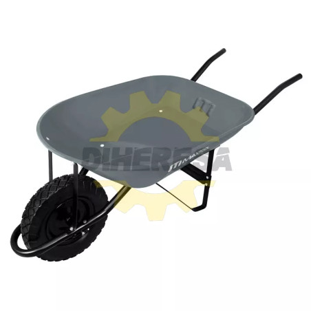 Carretilla De 5.0 Ft3 Mx (70 Lts) Color Gris Bastidor Metalico