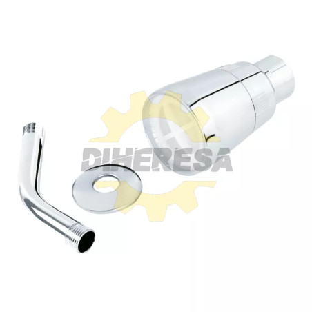 Regadera Estandar Con Brazo Plastico  Y Chapeton