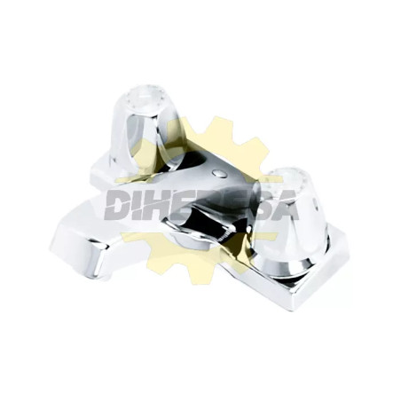Mezcladora Para Lavabo 4" Maneral Tipo Cubo