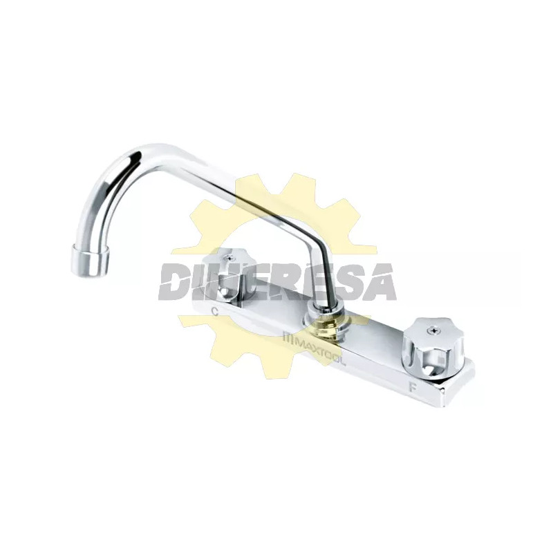 Mezcladora De Cocina 8" Cuello De Ganso Maneral 4 Puntas  Abs