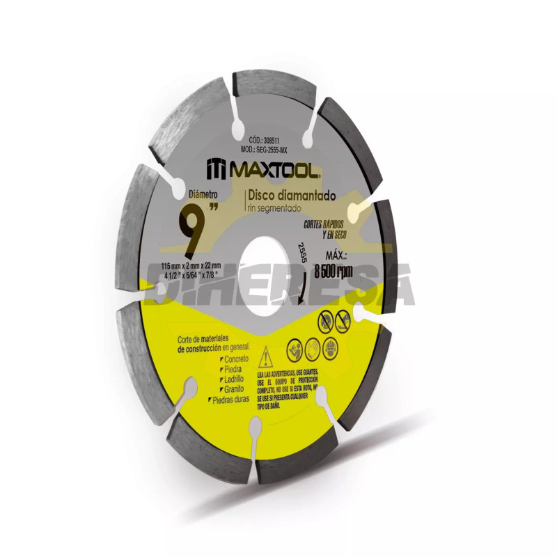 Disco Diamantado Rin Turbo De 9" - Mx