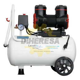 CAR-HSUD900X1X8L CARROLL Compresor Libre De Aceite 8lts 1.25hp