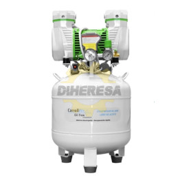 CAR-HSUDV800X1X30L CARROLL Compresor Libre De Aceite 30lts 1hp