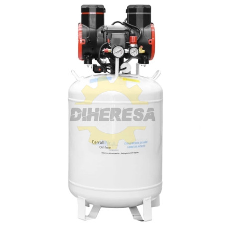CAR-HSUDV15001X70L CARROLL Compresor Libre De Aceite 50lts 2hp