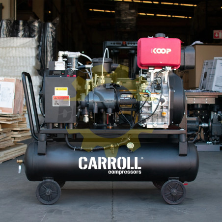 CAR-SC-15D CARROLL Compresor Motor Diesel 120lts 20hp