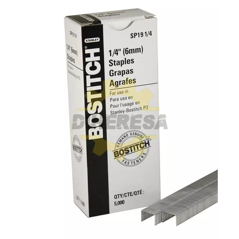 Bostitch SP191/4 STPL,19GA,3/8CN,1/4,