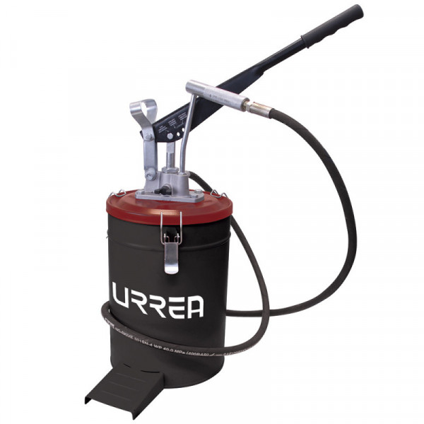 23621 URREA Inyector de grasa de palanca con cubeta de 10 kg Urrea | DIHERESA