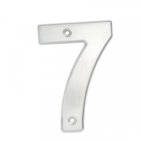 L607C LOCK Numero 7 bold 4" cromo satinado Lock | DIHERESA