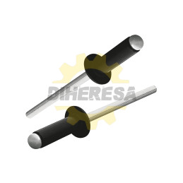 Remache Negro 46n 1/8"X3/8" (Bolsa Con 100 Pzs)
