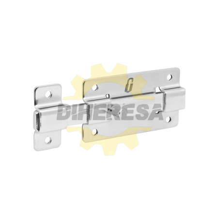 Pasador De Barra Plana De 3" Linea Basic - Cromo Mate