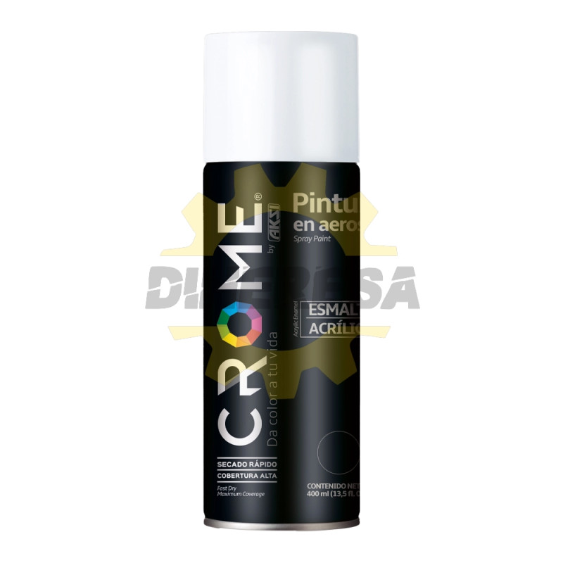 Pintura En Aerosol Blanco Mate