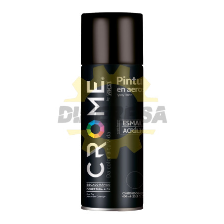 Pintura En Aerosol Negro Satinado