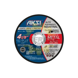 Disco Corte De Metal 4 1/2" X 1mm, Tipo 1 - Alto Rendimiento