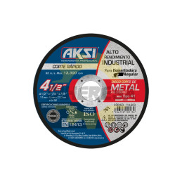 Disco Corte De Metal 4 1/2" X 1.6mm, Tipo 1- Alto Rendimiento