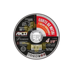 Disco Corte De Metal Linea Premium 4 1/2" X 1mm, Tipo 1 - Alto Rendimiento