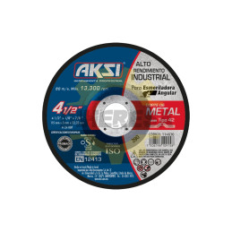 Disco Corte De Metal 4 1/2" X 3mm, Tipo 27- Alto Rendimiento