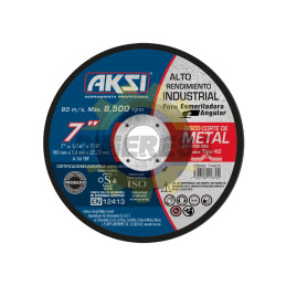 Disco Corteâ  De Metal 7" X 1.6mm, Tipo 27- Alto Rendimiento