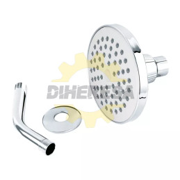 Regadera Tipo Platillo Antisarro De 4 1/2" Con Brazo Y Chapeton